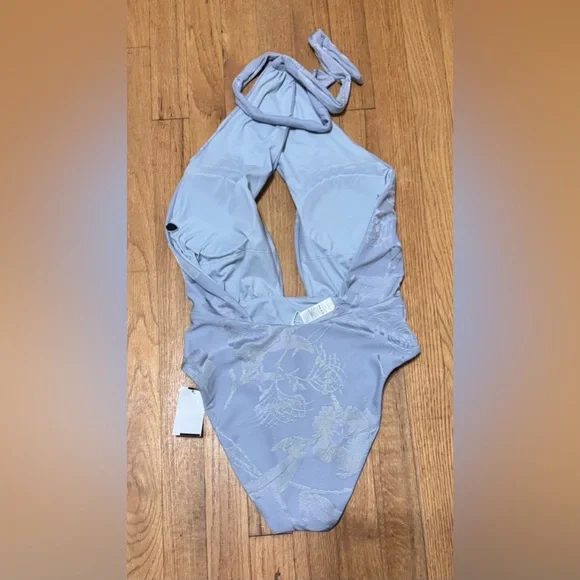 Wet Swimwear Luxe Yacht Carrie One Piece Swimsuit in Soft Blue